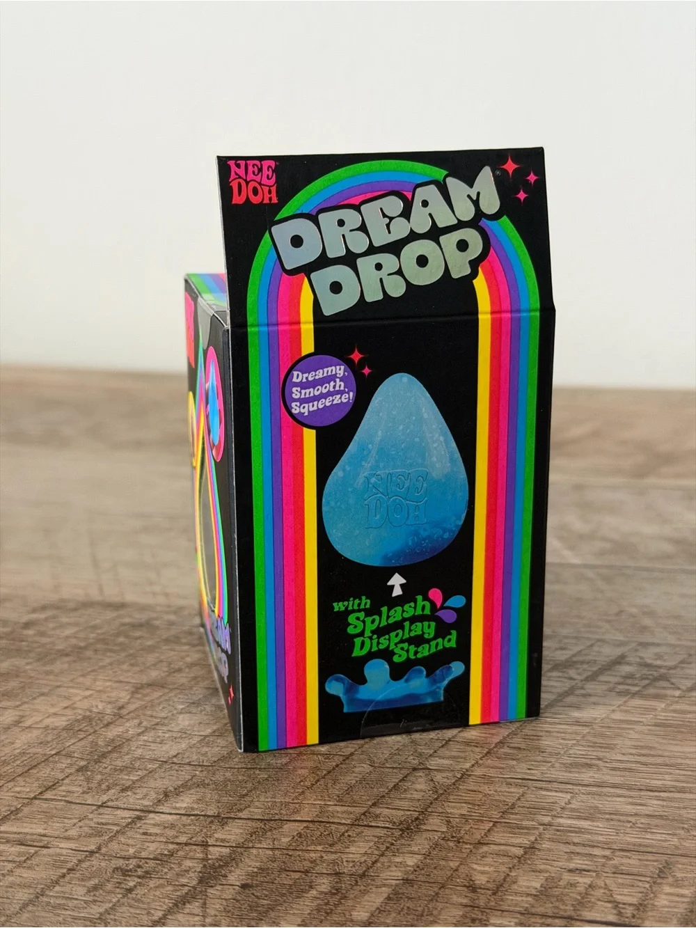NWT Rare Authentic NeeDoh Viral Sparkle Dream Drop Blue Fidget Sensory Squishy